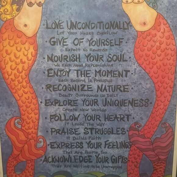 Mermaid advice  wall art - Picture 3 of 7